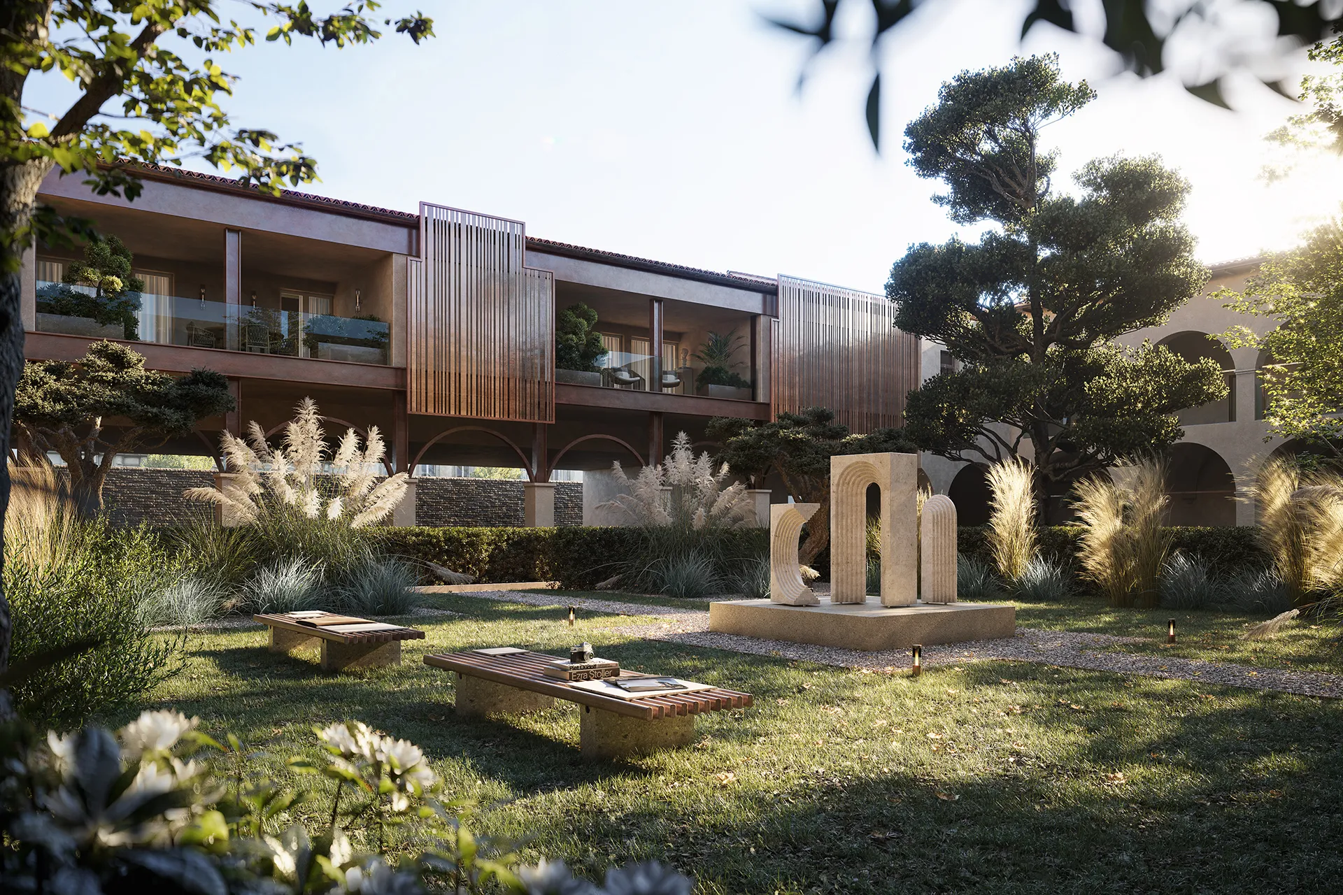 Giardino residenziale_Ca’ del Chiostro_ex Intendenza di Finanza Padova