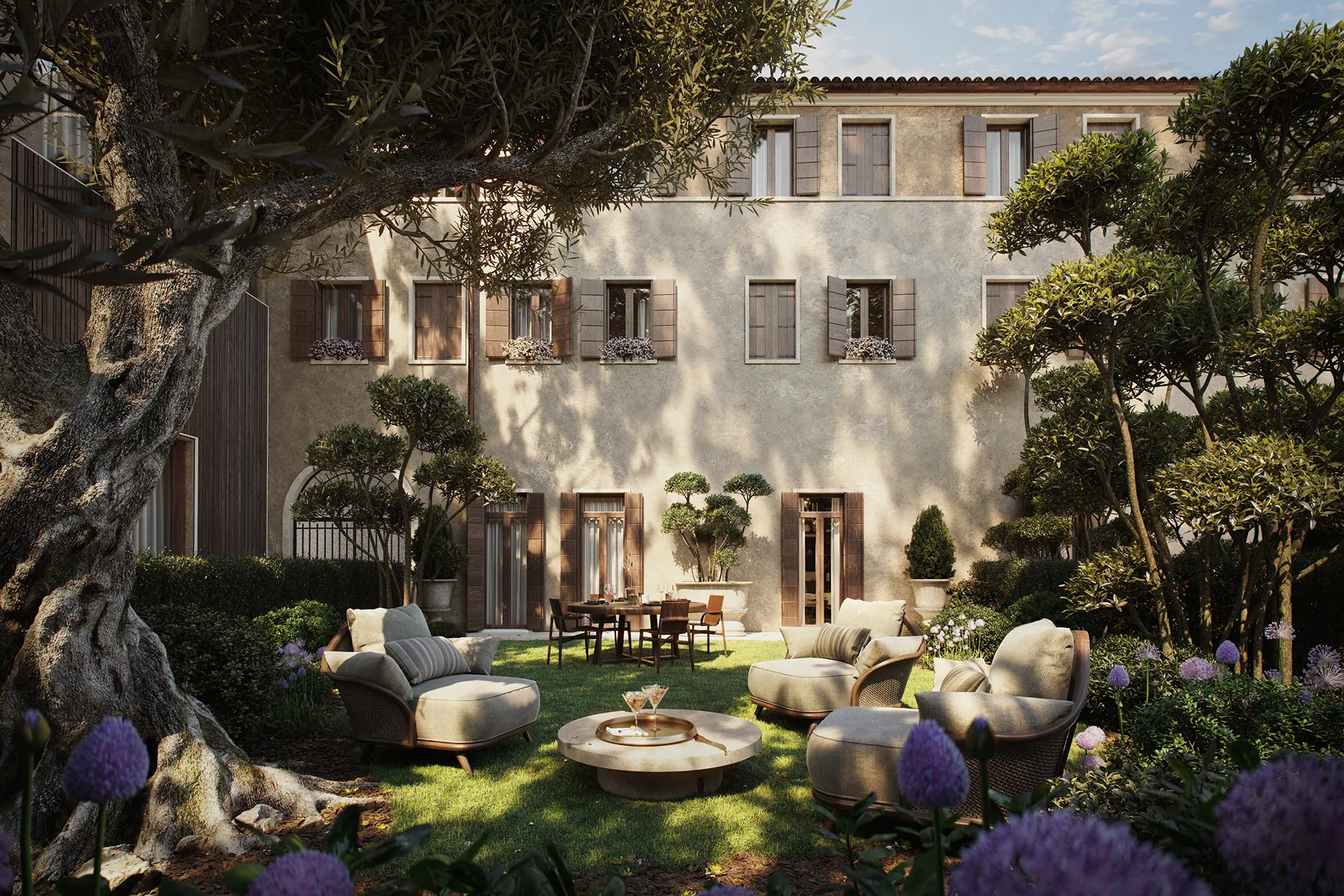 Giardino Urban suite_Ca’ del Chiostro_residenze in vendita Padova centro